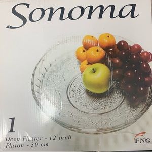 Sonoma Platter 12 Inch Glass